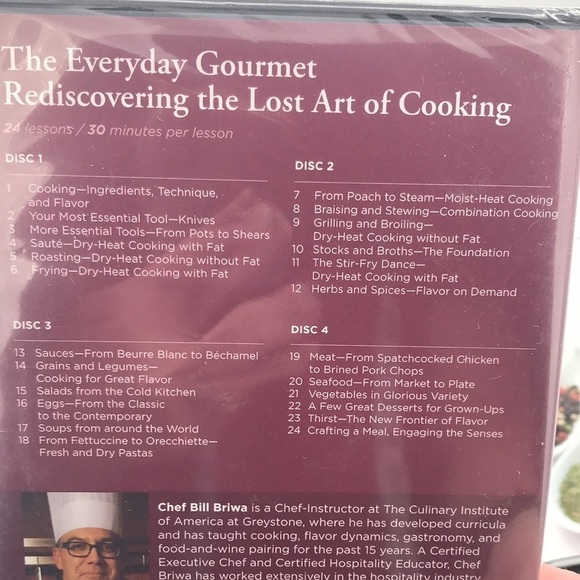 The Everyday Gourmet Course on DVD plus Hardcover book - Picture 2 of 4